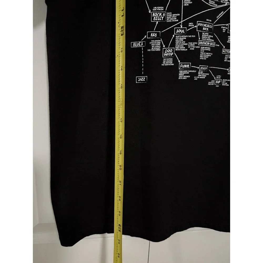 History‎ School of Rock Black T Shirt Size L Unisex New Wave Punk Music